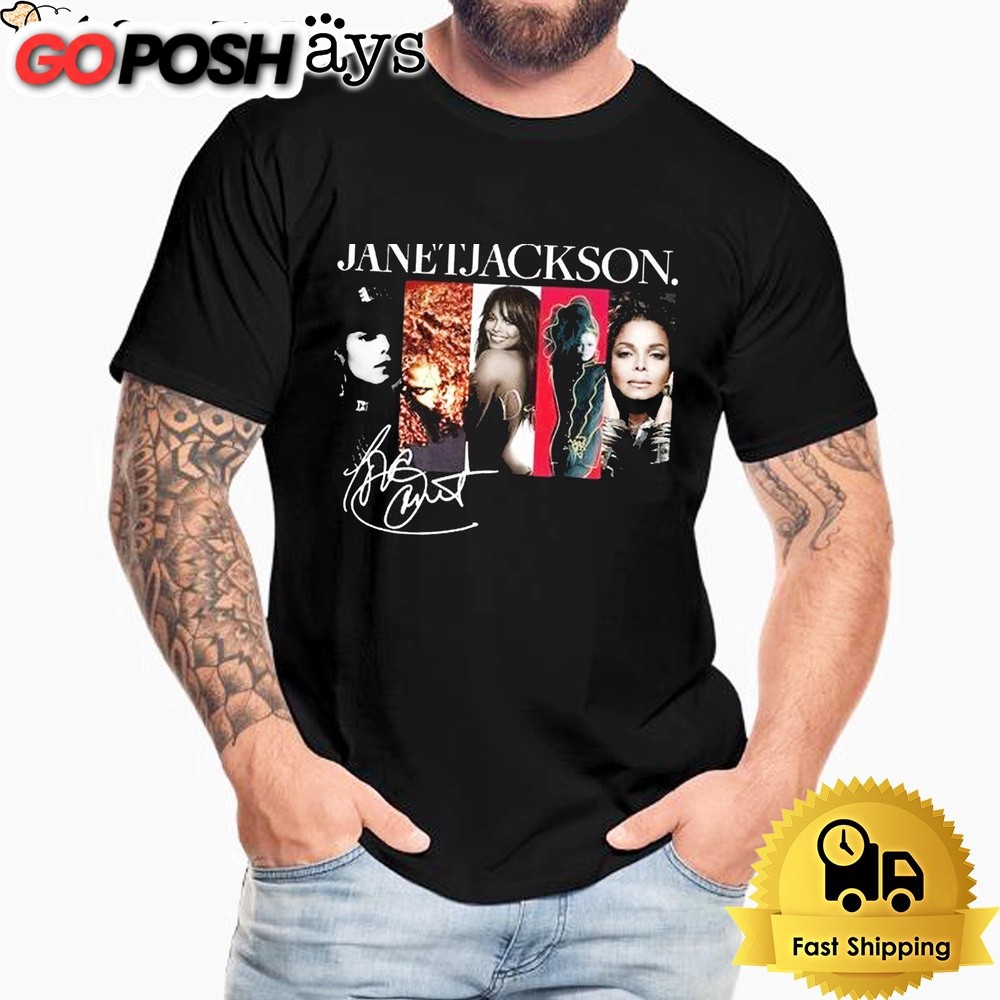 Vintage Janet Jackson Signature Together Again 2024 Tour Unisex T-Shirt