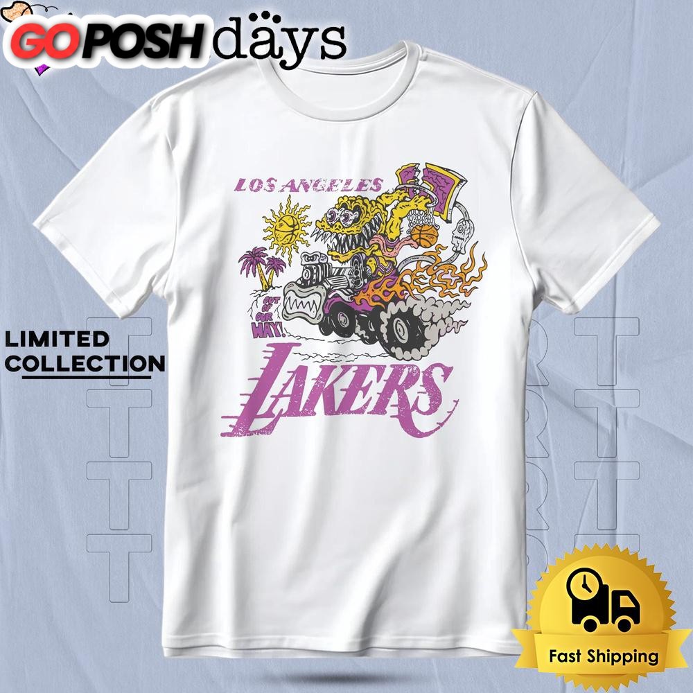 Vintage Lakers X Brain Dead T Shirt