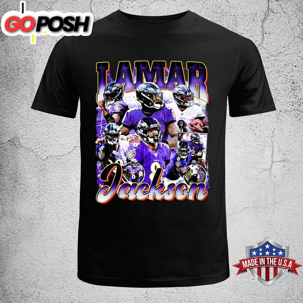 Vintage Lamar Jackson Unisex T-Shirt