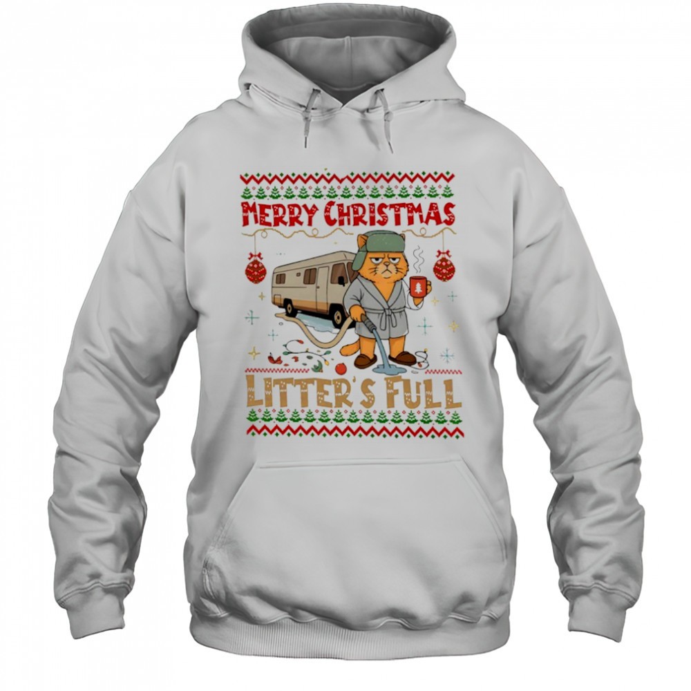 Vintage Litters Full Cat Christmas shirt