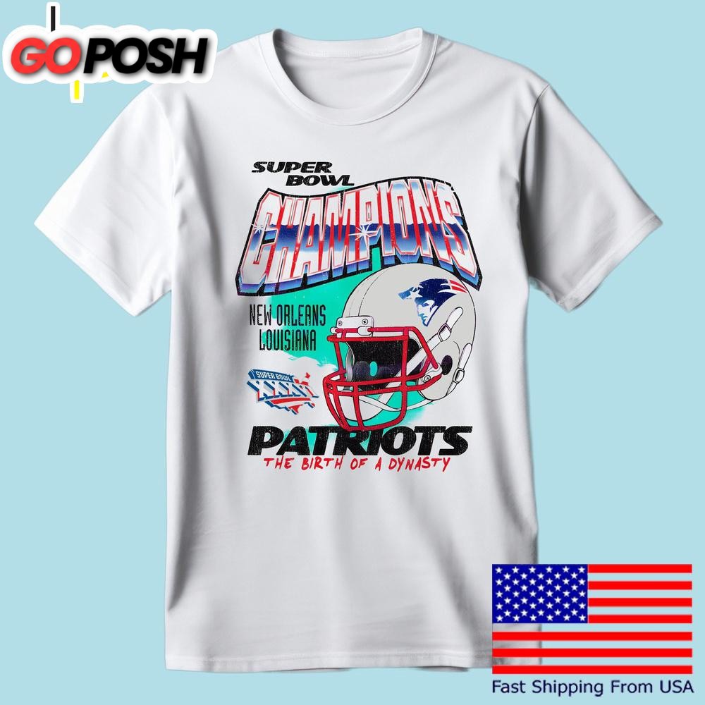 Vintage New England Patriots Super Bowl Champions T Shirt