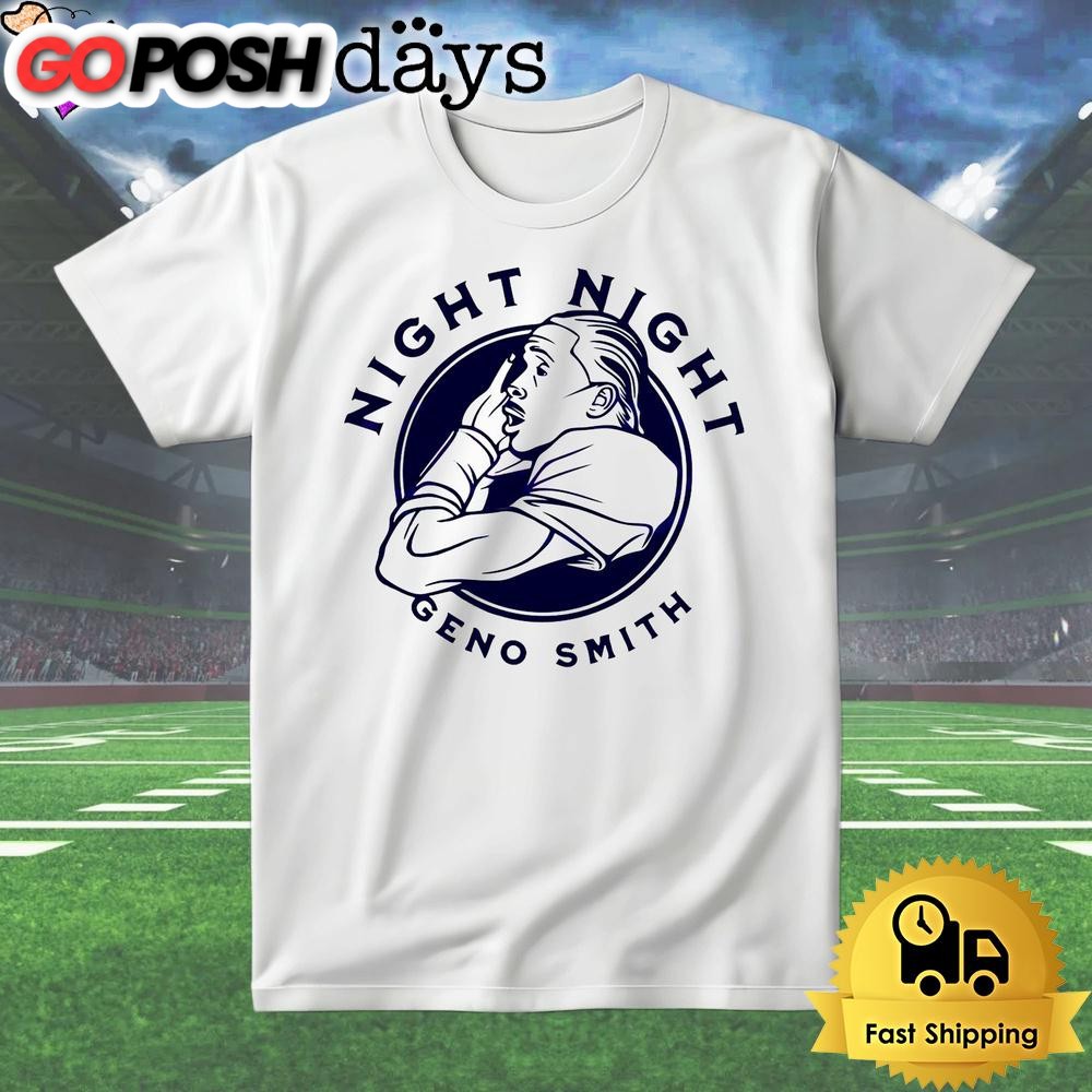 Vintage Night Night Geno Smith Seattle Seahawks T Shirt