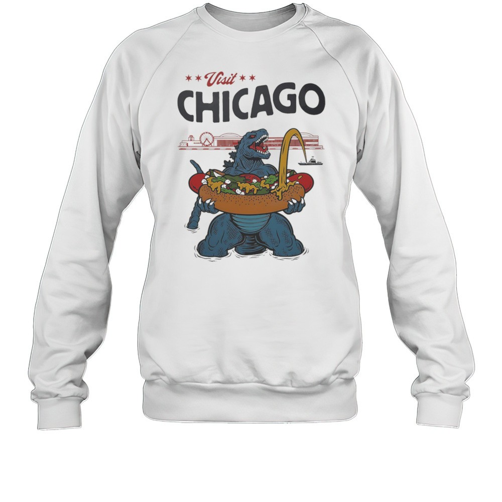 Visit Chicago Godzilla Shirt
