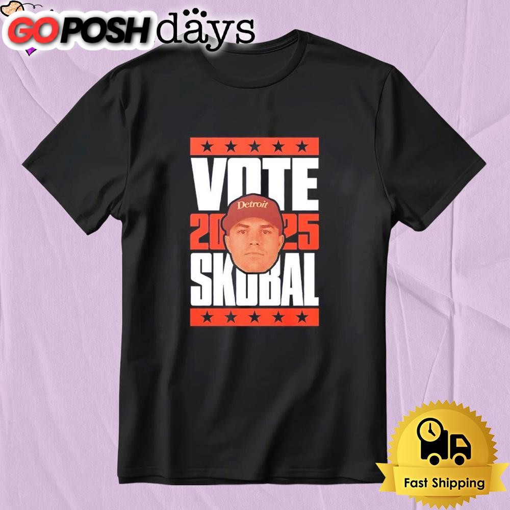 Vote 2025 Tarik Skubal Detroit Tigers T-Shirt