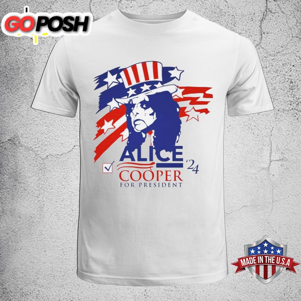 Vote For Alice Cooper 2025 Music Unisex T-Shirt
