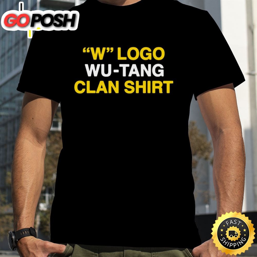 W Logo Wu Tang Clan Shirt