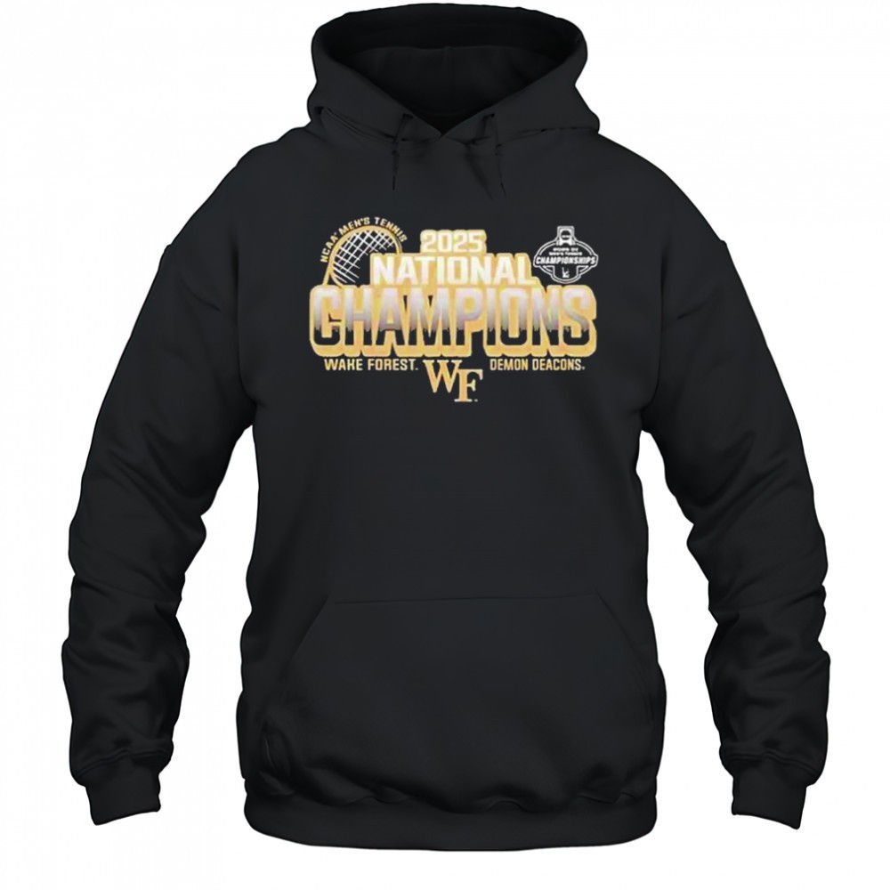 Wake Forest Demon Deacons NCAA Division I Mens Tennis 2025 National Champions shirt