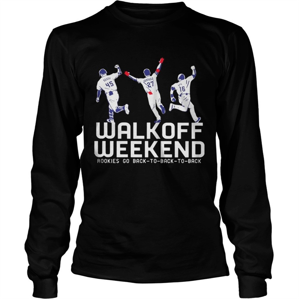 walk-off-weekend-rookies-go-back-to-back-to-back-shirt-0esi64js Walk Off Weekend Rookies Go Back To Back To Back Shirt