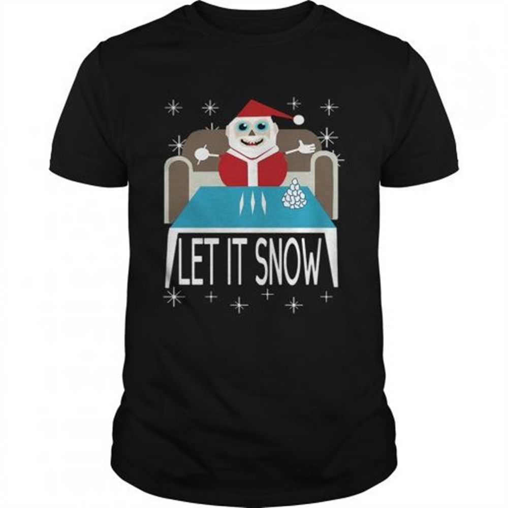 Walmart Cocaine Santa Let It Snow shirt