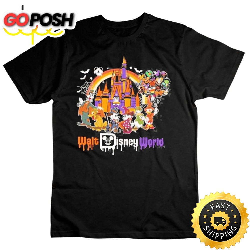 Walt Disney World Hallowen Mickey And Friends T-shirt