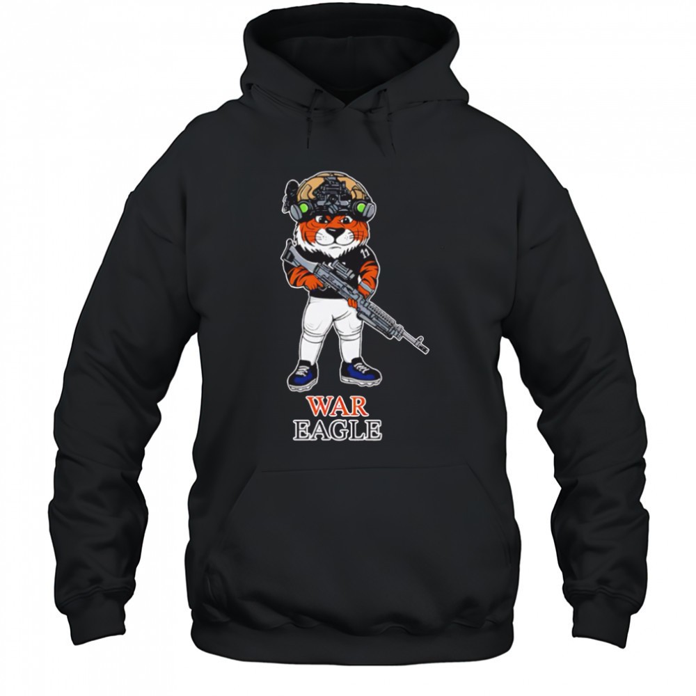 War Eagle Auburn Tiger Military Rifle Night Vision shirt