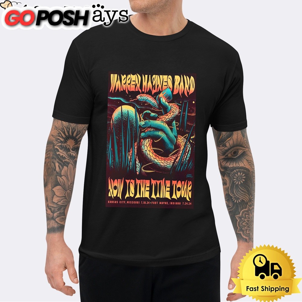 Warren Haynes Band July 18 2024 Kansas City MO & July 24 2024 Fort Wayne IN Unsiex T-Shirt