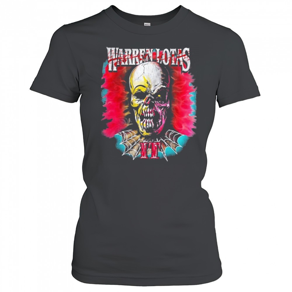warren-lotas-it-clown-halloween-skull-t-shirt-7r8t7c8u Warren Lotas IT Clown Halloween Skull T-shirt