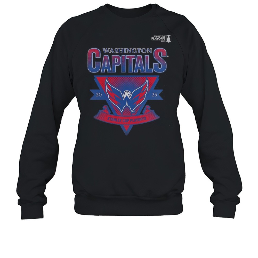 Washington Capitals 2025 Stanley Cup Playoffs Crossbar Shirt