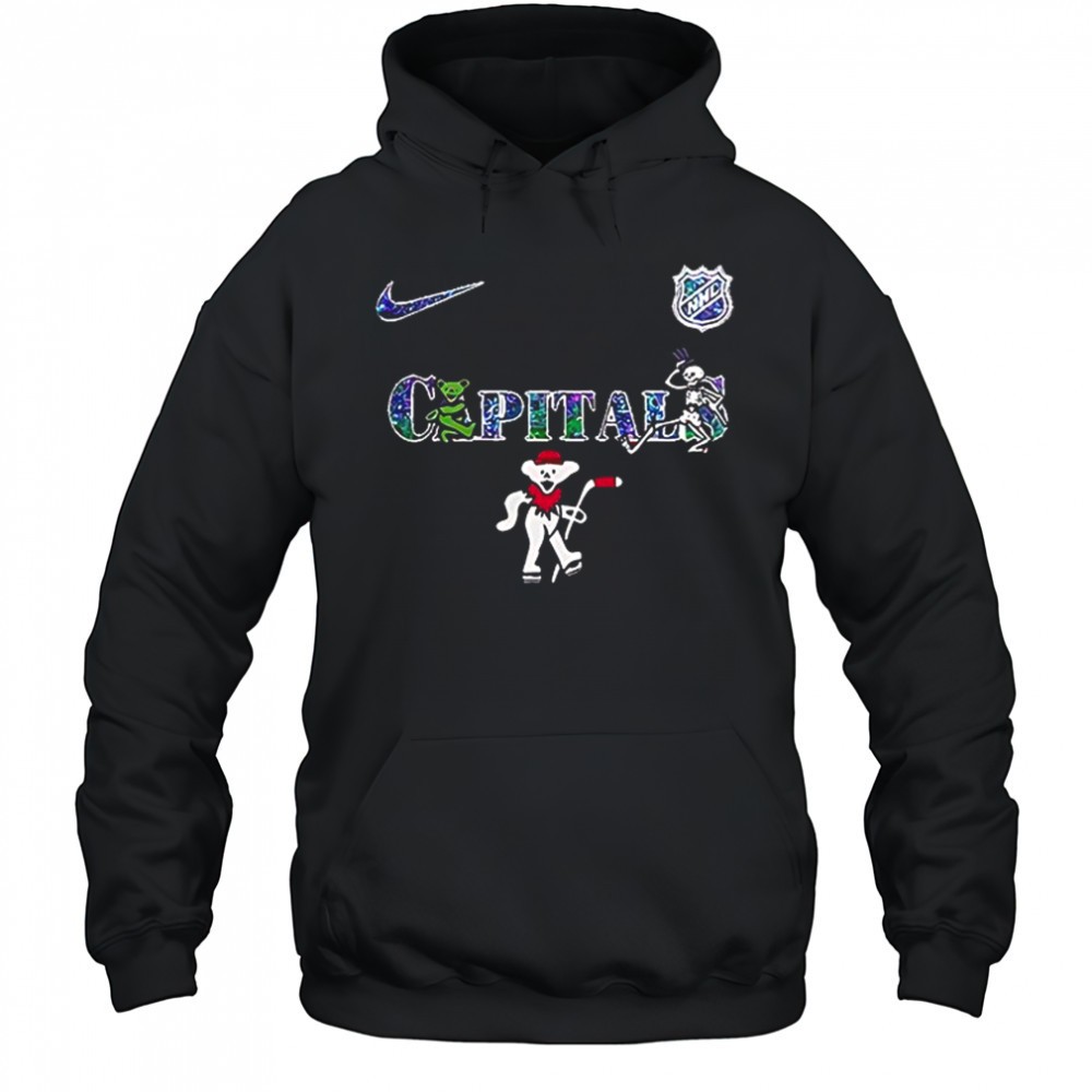 Washington Capitals Grateful Dead 60th anniversary bears shirt