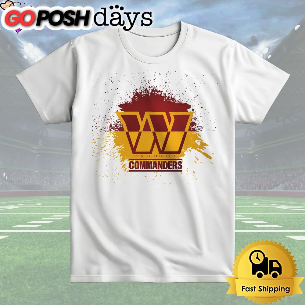 Washington Commanders Football Logo T Shirt