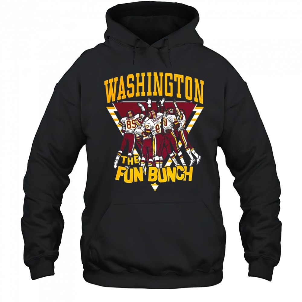 Washington Commanders football the fun bunch player graphic shirt