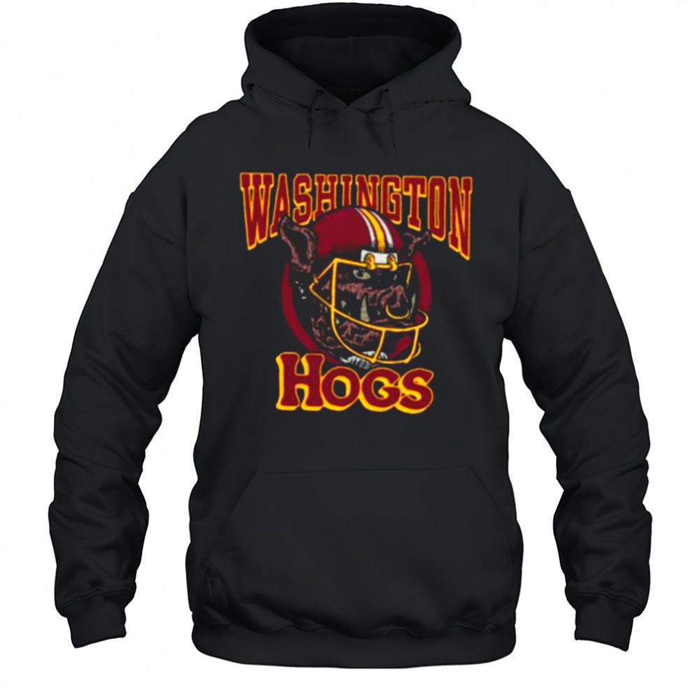 Washington Commanders Homage The Hogs Tri Blend Shirt
