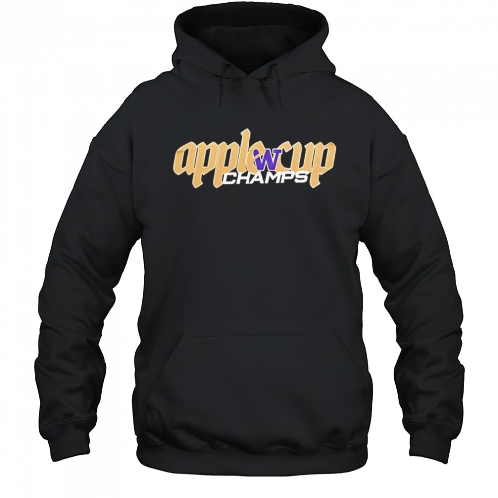Washington Huskies Apple Cup Champs logo shirt