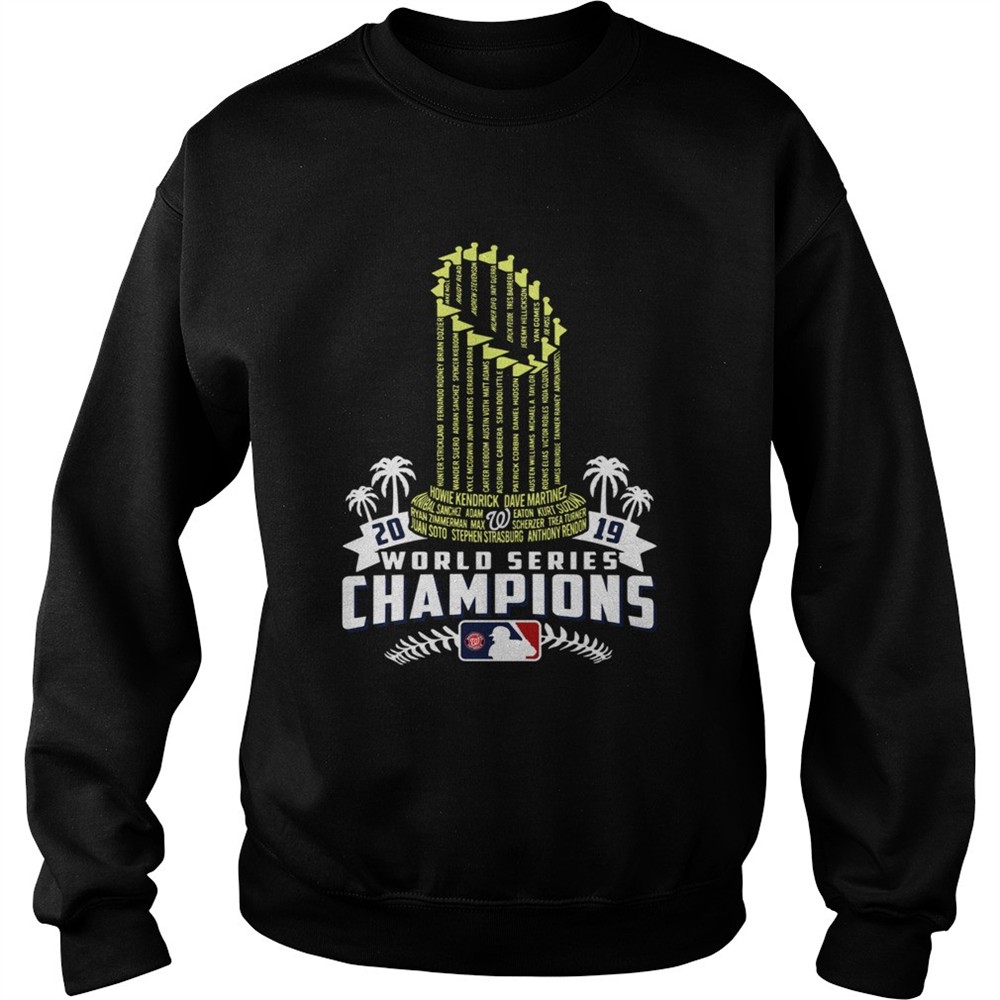 Washington nationals 2019 world series champions howie Kendrick Davie Martinez shirt