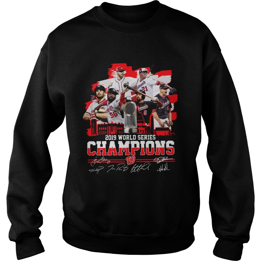 Washington Nationals 2019 World Series Champions Signature shirt