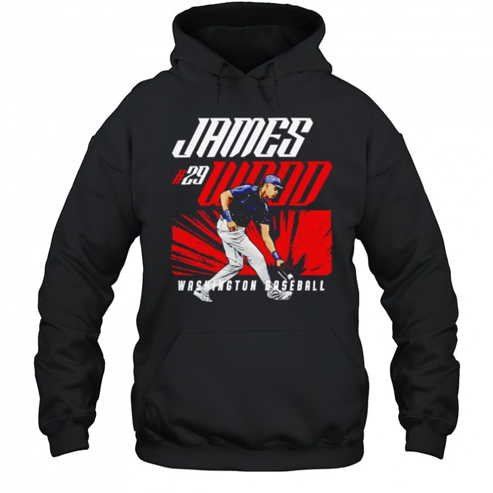 Washington Nationals Merch James Wood #29 Player Retro Style shirt