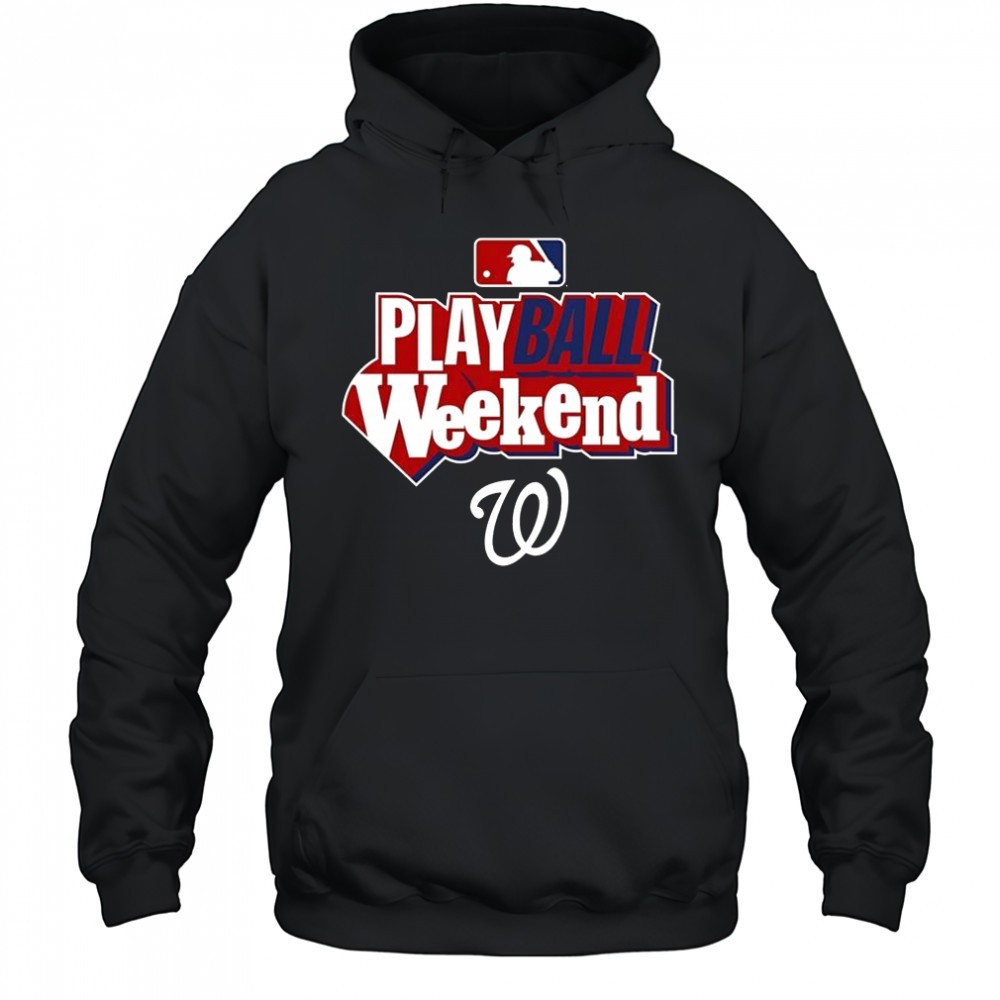 Washington Nationals Play Ball Weekend T-Shirt