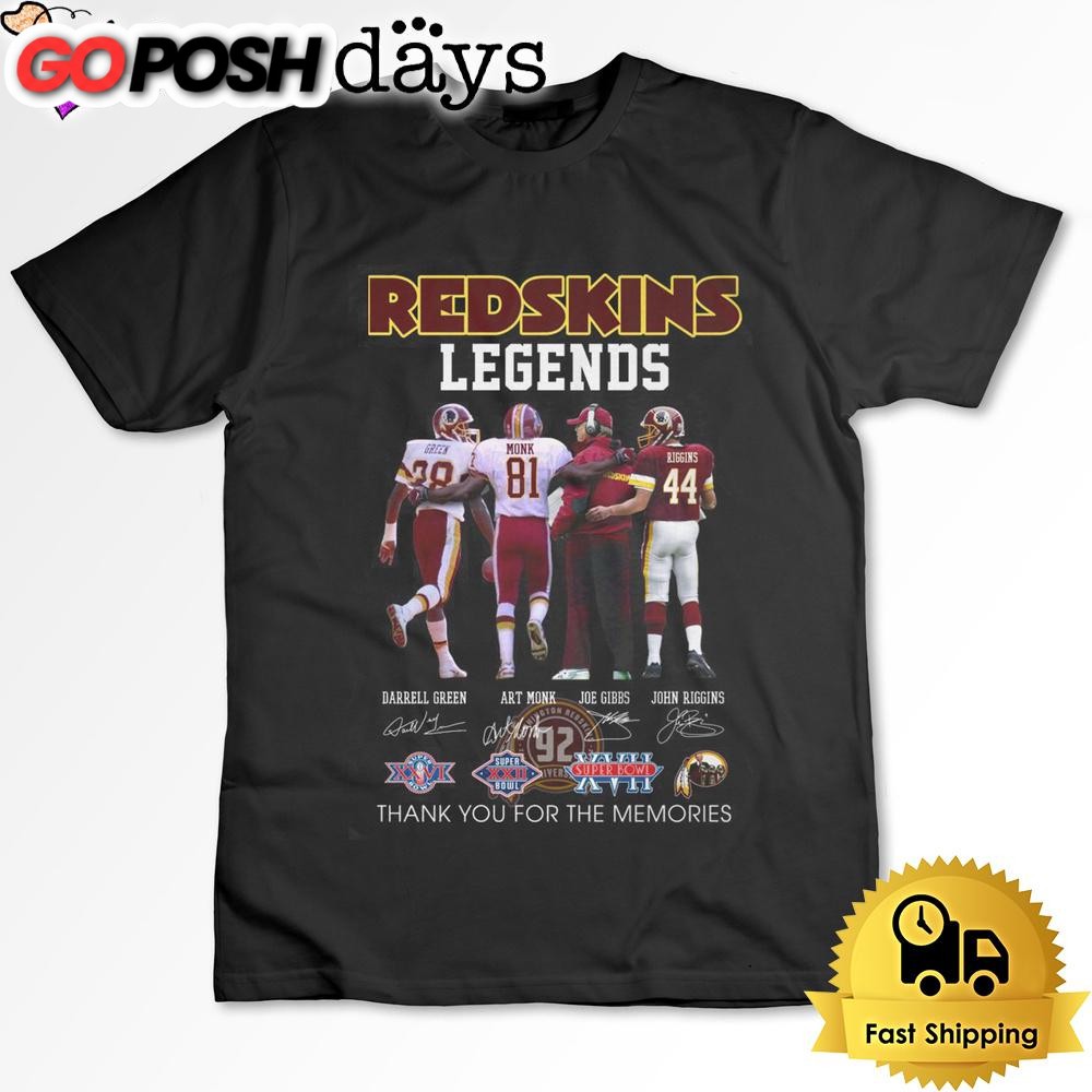 Washington Redskins legends T Shirt