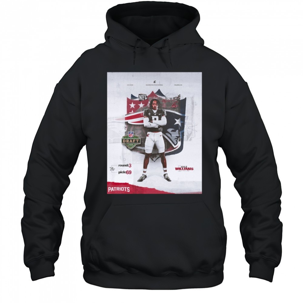 Washington State Cougars football Kyle Williams NFL Draft 2025 The Pick Is In Round 3 Pick 69 Poster t-shirt