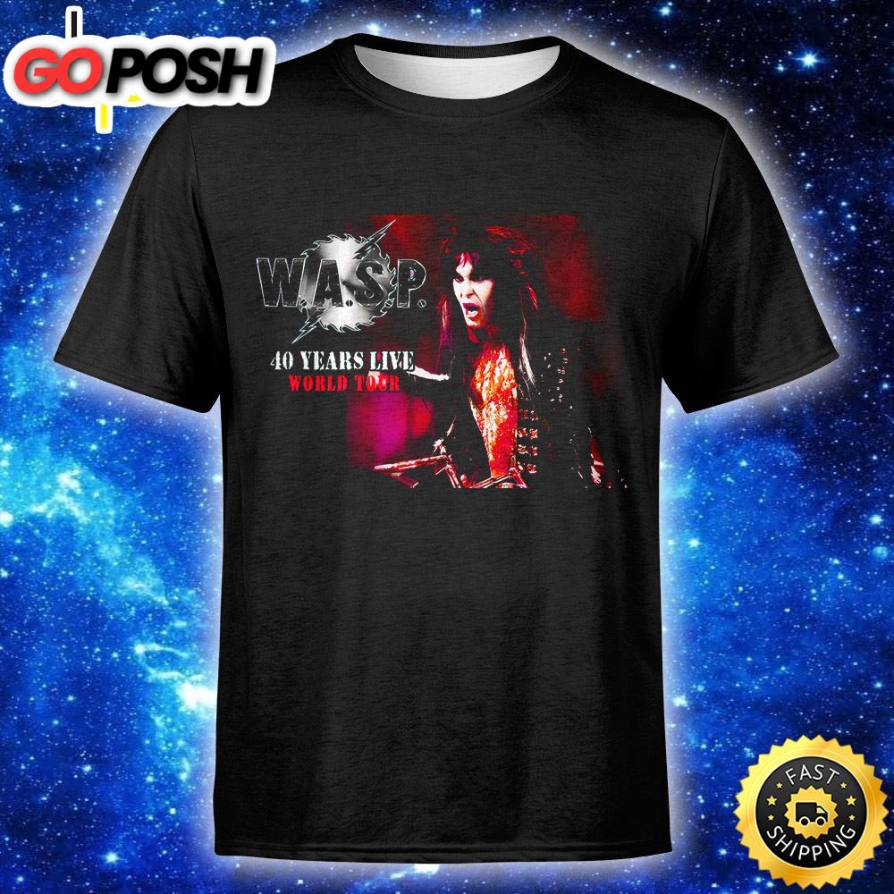 Wasp Announces The 40th Never Stops Tour For This Summer Unisex T-Shirt