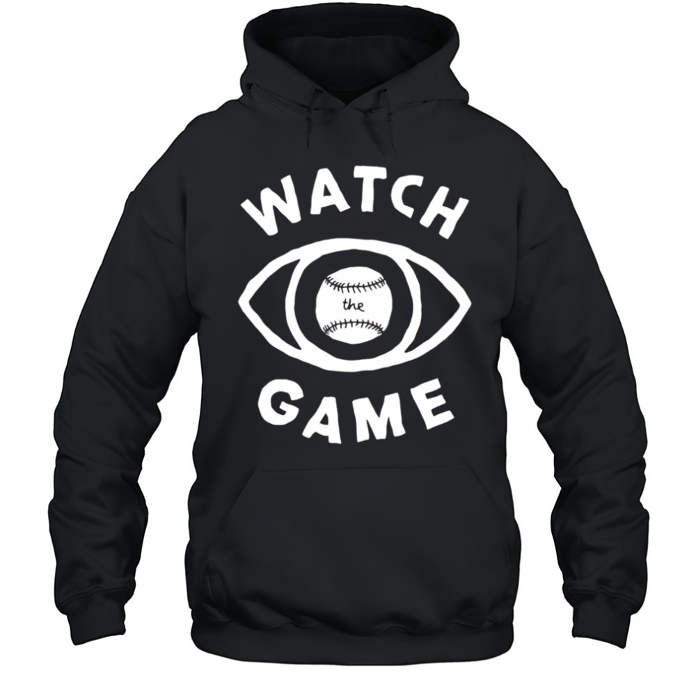 Watch the Game baseball shirt