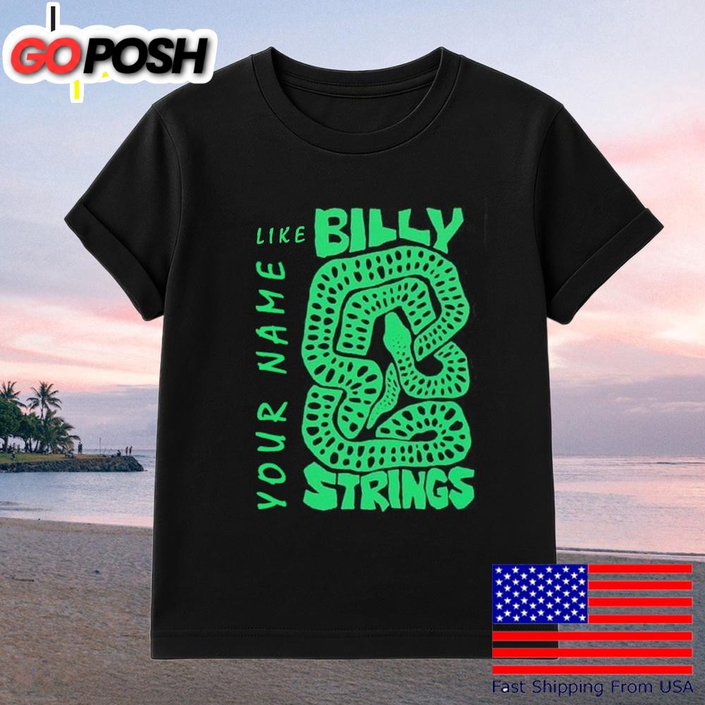 We Like Billy Strings Australia And New Zealand 2025 Tour The Snake T-Shirt