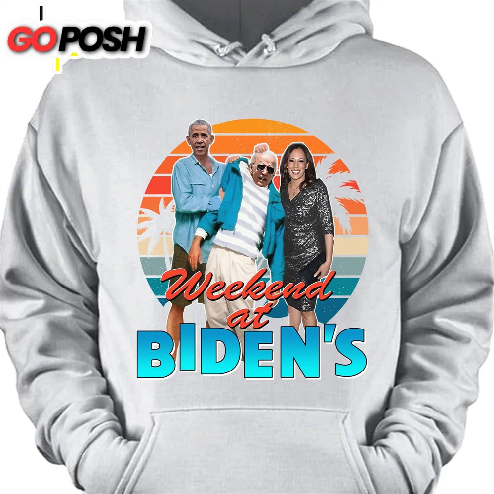 Weekend at Biden’s Unisex Shirt Anti Biden Shirt Republican Shirt Trump Supporters Shirt Dark