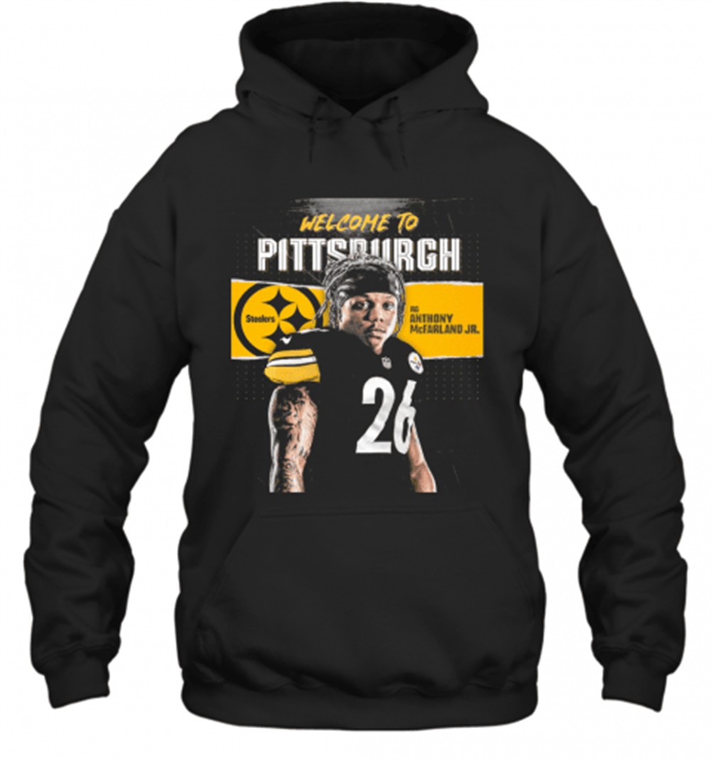 Welcome To Pittsburgh Steelers Football Team Rb Anthony Mcfarland Jr T-Shirt