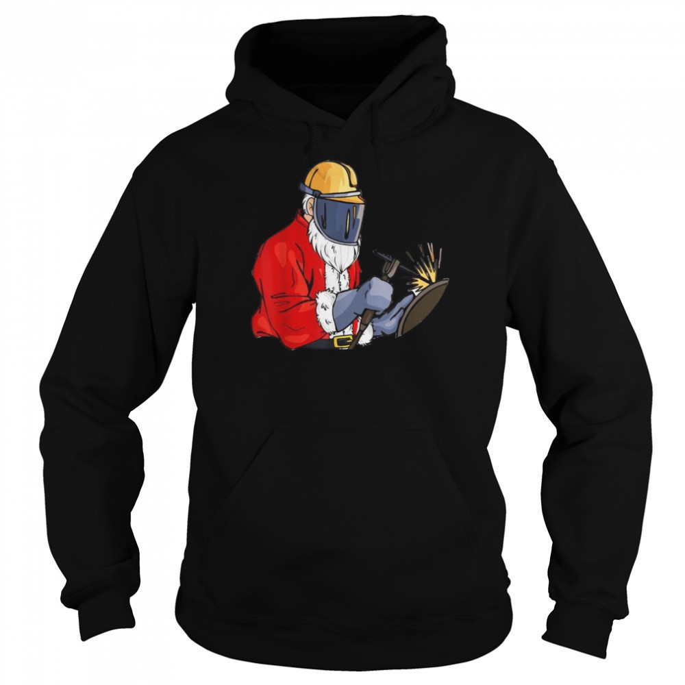 Welder Santa Claus Christmas Santa Welder Mask Xmas Shirt