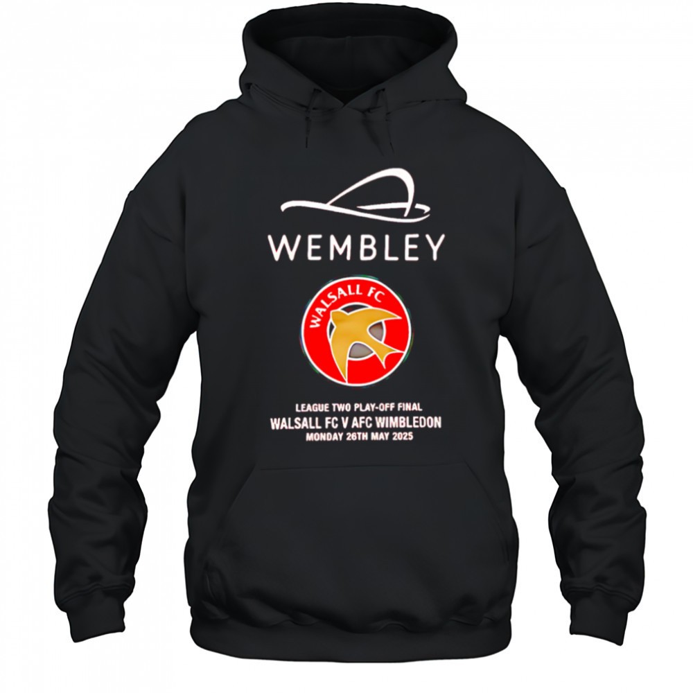 Wembley Walsall football club shirt