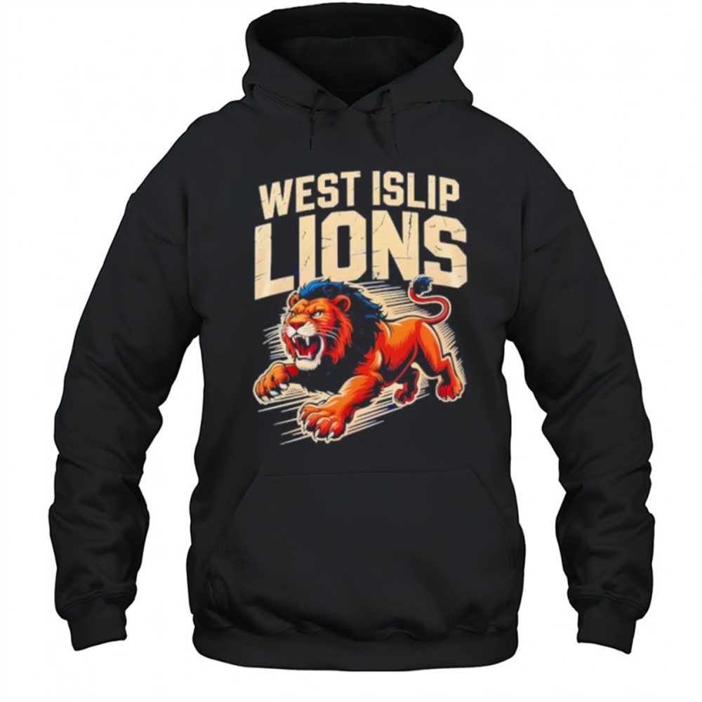 West islip lions aggressive roaring lion shirt