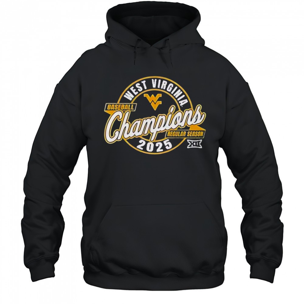 West Virginia Baseball Regular Season XII Champions 2025 T-Shirt