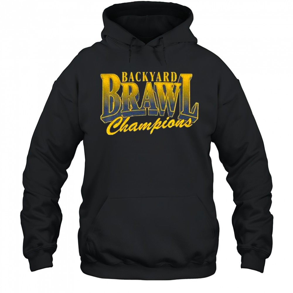 West Virginia Mountaineers Backyard Brwal Champions shirt