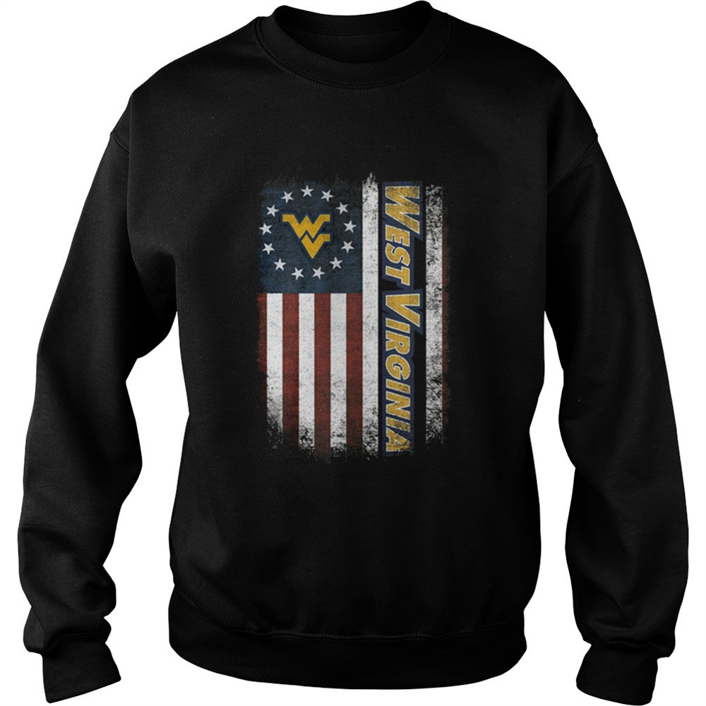 West Virginia Mountaineers Betsy Ross flag shirt