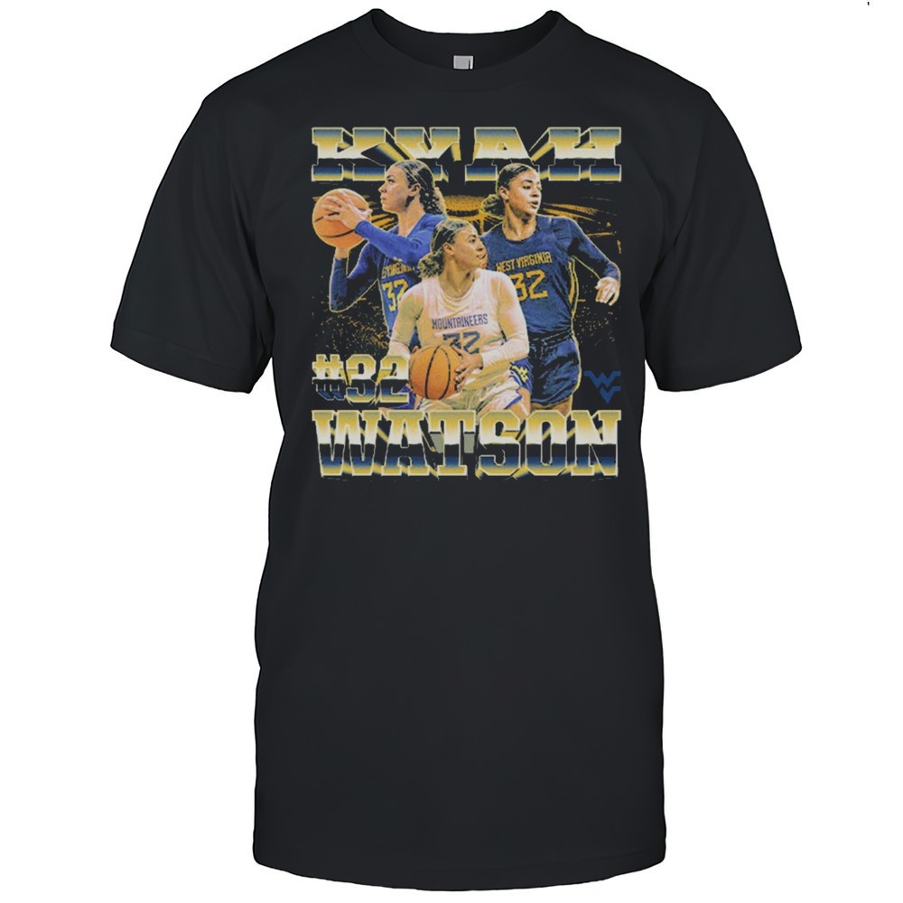 west-virginia-mountaineers-ncaa-womens-basketball-32-kyah-watson-graphic-t-shirt-v0cnwqor West Virginia Mountaineers NCAA Womens Basketball 32 Kyah Watson Graphic T-shirt