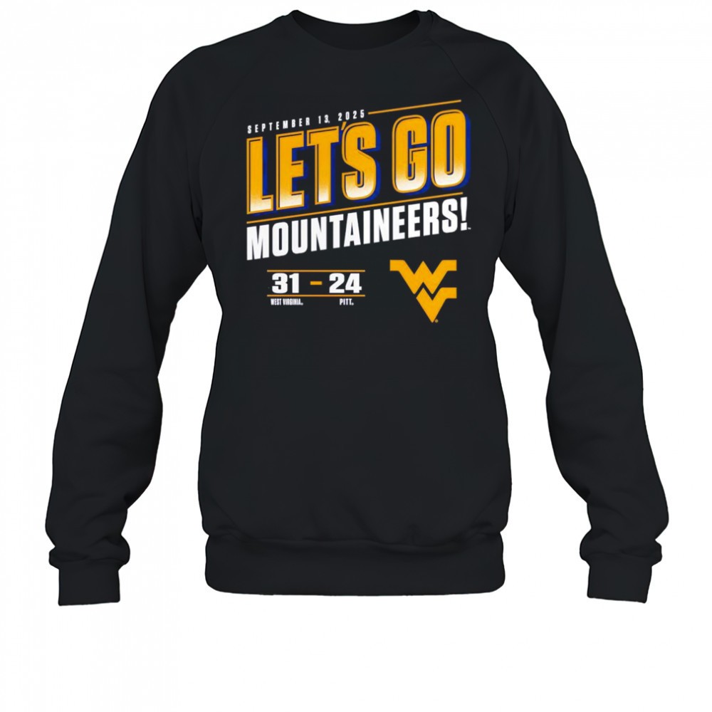 west-virginia-mountaineers-vs-pitt-panthers-2025-score-lets-go-shirt-47yv80vw West Virginia Mountaineers vs Pitt Panthers 2025 score lets go shirt