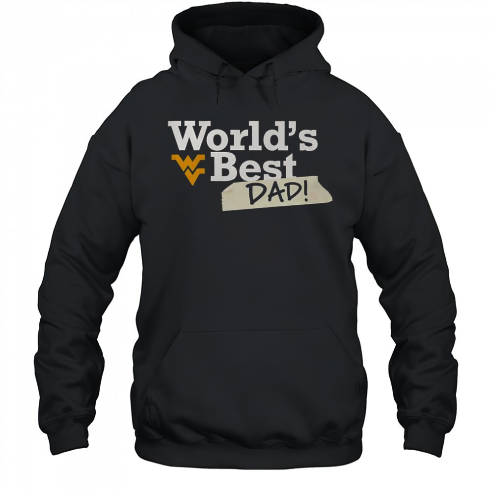 West Virginia Mountaineers Worlds Best Dad T-Shirt