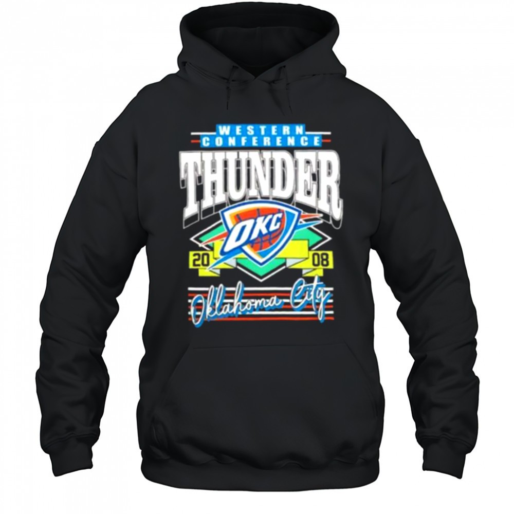 Western Conference Oklahoma City Thunder 2008 shirt