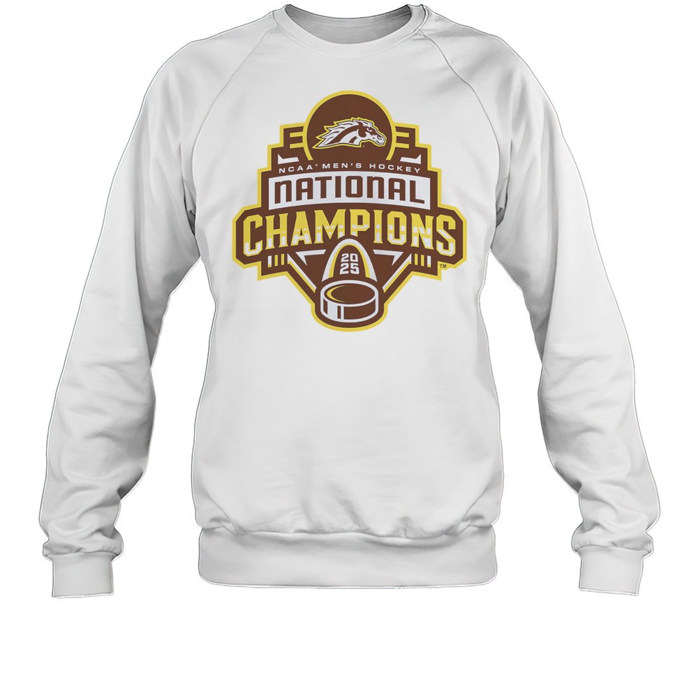 Western Michigan Broncos 2025 NCAA Frozen Four National Champions Logo Shirt