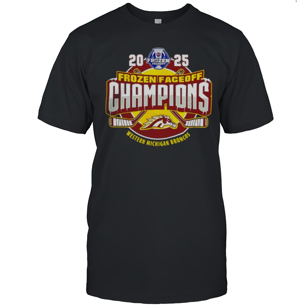 Western Michigan Broncos Mens Ice 2025 NCAA Division I National Champions Shirt