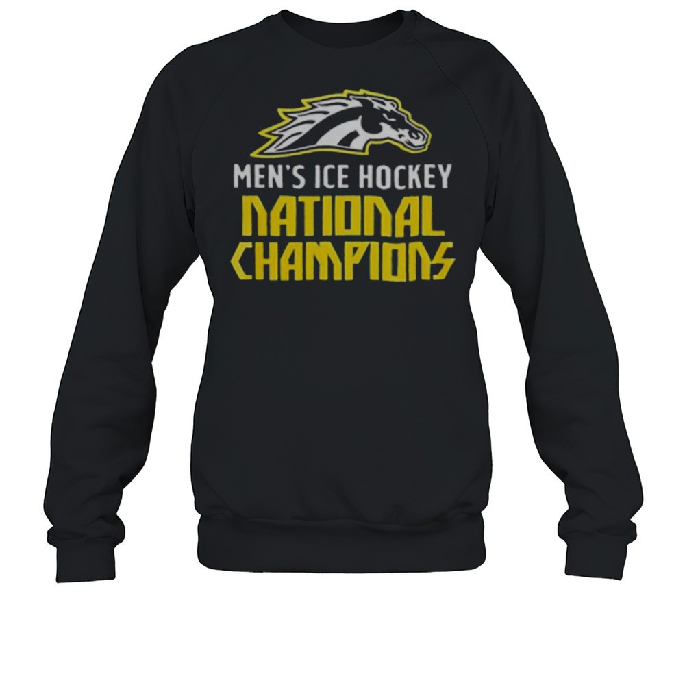 Western Michigan Broncos NCAA Division I Men Ice Hockey Champions T Shirt