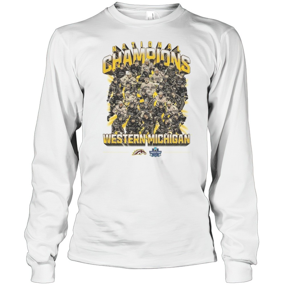 western-michigan-broncos-white-2025-mens-hockey-national-champions-nil-all-playe-x3f3x0ma Western Michigan Broncos White 2025 Mens Hockey National Champions NIL All Players Shirt