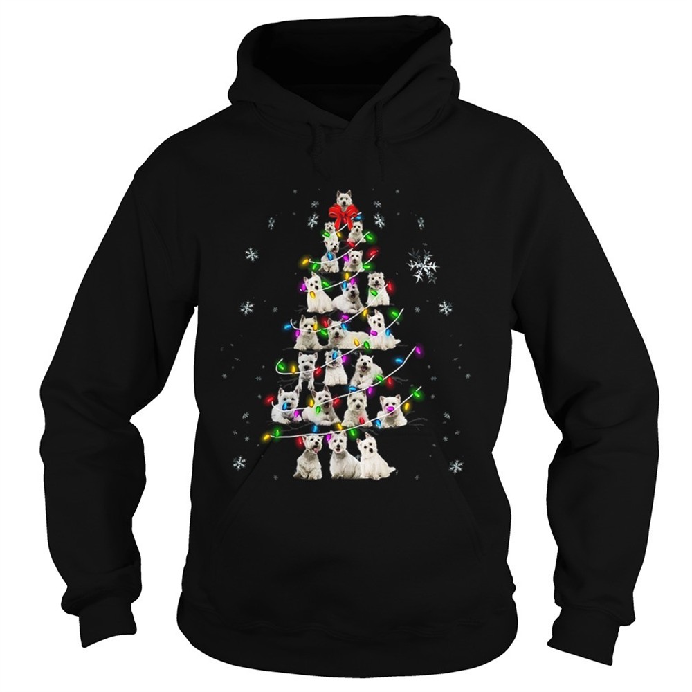 westie-christmas-tree-tshirt-zvt7321w Westie Christmas Tree TShirt