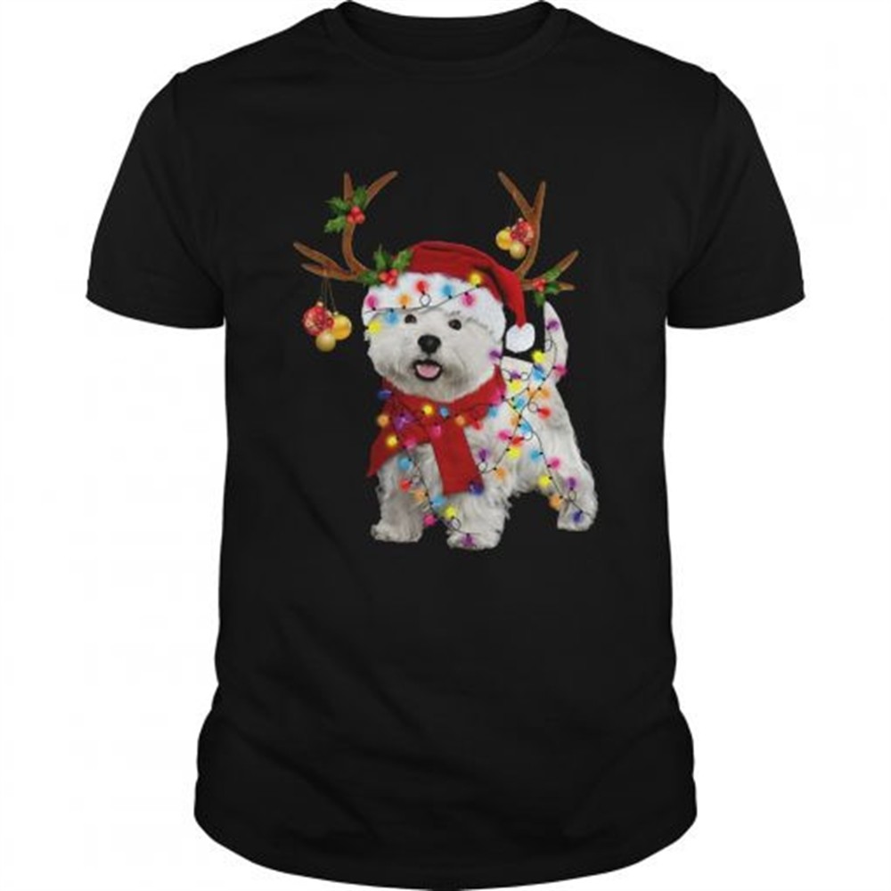 westie-dog-gorgeous-reindeer-light-christmas-shirt-uvcvyccu Westie Dog Gorgeous Reindeer Light Christmas shirt